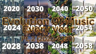 Evolution Of Music, Part 2 - Every Year (2020 - 2120)