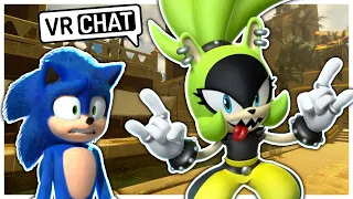 Movie Sonic Meets Surge In VRCHAT!!