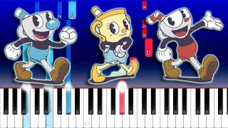 Cuphead in The Delicious Last Course OST - High-Noon Hoopla (Piano Tutorial)