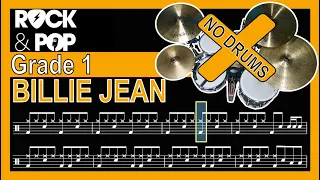 Billie Jean - Drumless Track With Notation (Trinity Grade 1)