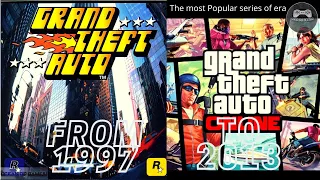 The evolution of Grand Theft Auto series (1997-2013) History of GTA games All GTA games ever