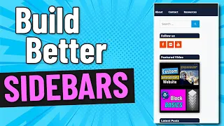 Smarter Sidebars: How to build Better WordPress Sidebars