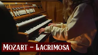 Mozart – Lacrimosa. On organ in church. Classical piano music.