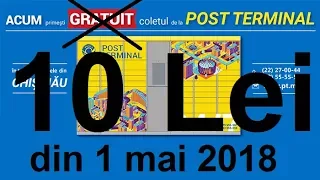 Serviciul Post Terminal devine cu plată din 1 mai 2018