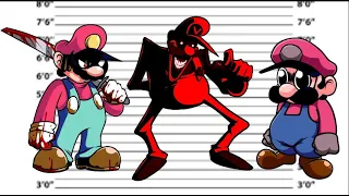 If fnf Mario's Madness characters were charged for their crimes 2