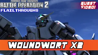 Gundam Battle Operation 2 DOUBLE Guest Video: Woundwort Is A Support Well Suited For Brawls!