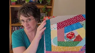 Crazy Quilt Scrap Block Tutorial