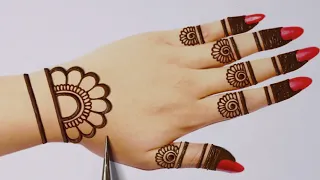 Latest Beautiful Backhand Mehandi design|Easy Mehndi designs|Simple Mehandi ka design|Henna Mehandi