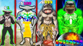 Shinchan UPGRADING $1 To $1,000,000,000 SHARK In GTA 5!