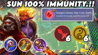 IMMORTAL SUN.!! 100% IMMUNITY.!! MAGIC CHESS MOBILE LEGENDS