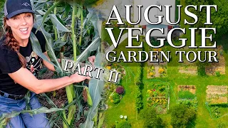August 2021 Vegetable Garden Tour: Part II