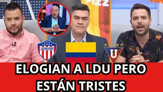 PRENSA COLOMBIANA ELOGIA A LIGA DE QUITO PERO ESTÁN TRISTES PORQUE JUNIOR PERDIÓ PUNTOS DE LOCAL