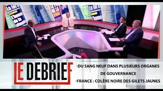 Le Debrief: Du sang neuf dans plusieurs organes de gouvernance-France:Colère noire des gilets jaunes