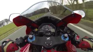 Honda CBR 600 RR - MIVV Suono Sound Test & Acceleration