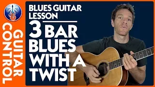 Blues Guitar Lesson: 12 Bar Blues with a Twist | Guitar Control