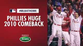 Phillies mount huge comeback! (Phillies vs. Dodgers, 8/12/10) | #MLBAtHome