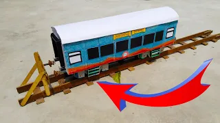 Make a indian train lhb coach humsafar express with cardboard at Home - DIY