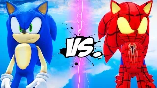 SONIC THE HEDGEHOG vs SPIDER-SONIC (Sonic the Spiderhog)