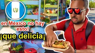 MEXICANO prueba COMIDA CALLEJERA en GUATEMALA 🇬🇹