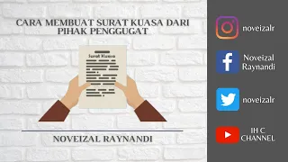 Noveizal Raynandi - IH C - Cara Membuat Surat Kuasa dari Pihak Penggugat - Kemahiran Hukum