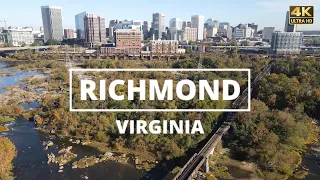 Richmond, Virginia - [4K] Drone Tour