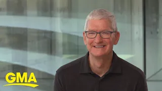 Tim Cook talks new Apple products and concerns about AI l GMA