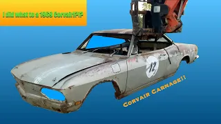 Putting a Corvair body on a Chevy s10 frame! (1/2) | 1969 Chevy Corvair/s10 chassis swap part 5