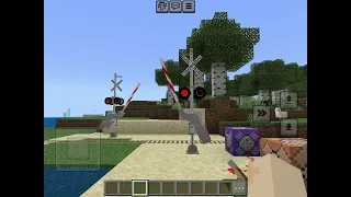 Minecraft railroad crossing placing full video with the song the blessing