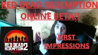 First Impressions of Red Dead Redemption 2 Online Beta! 60FPS INTRODUCTION & GAMEPLAY! XBOX ONE