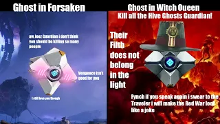 Forsaken Ghost vs Witch Queen Ghost