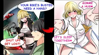 I Rescued a Troubled Badass Girl with a Broken Motorbike, Brought My Home, and Then…【RomCom】【Manga】