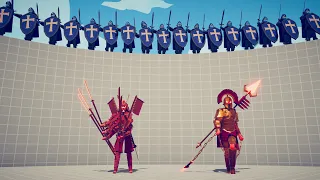 NEW SHOGUN & ARES vs 50x EVERY UNIT - Totally Accurate Battle Simulator TABS