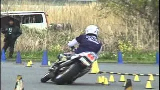 2012 4 22 Dunlop Moto Gymkhana Tominaga & Yoshino & Ikeda heat 1