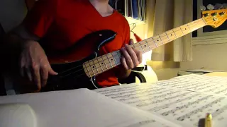 Earth Wind & Fire - That's the way of the world Bass cover + transcripción