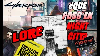 ¿Que Pasó en Night City?🌃Cyberpunk 2077 y 2020 LORE Resumida✅Cyberpunk 2077 Historia de Night City