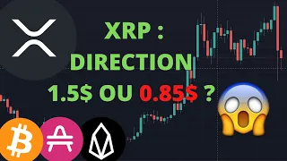 🚨 XRP : LA CORRECTION VA CONTINUER OU LE BOTTOM EST TROUVÉ ?!😱 Analyse du XRP, AMP & EOS !