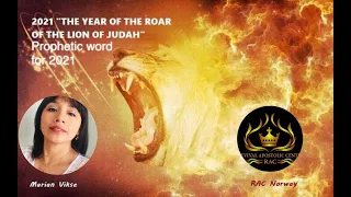 2021: "YEAR OF LION ROAR & SHAKE ON THE EARTH...DO NOT FEAR, IT'S TIME OF SALVATION " #faithoverfear