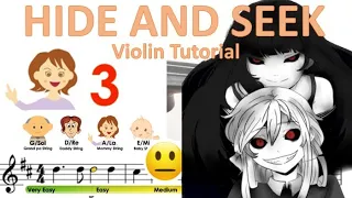 SeeU 숨바꼭질 - Hide and Seek sheet music and easy violin tutorial