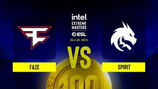 FaZe vs. Spirit - IEM Dallas 2024 - Group B