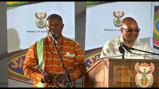 President Jacob Zuma conducts Siyahlola Presidential visit in Bushbuckridge