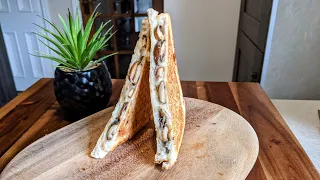 Garlic Mushroom Cheese Toastie