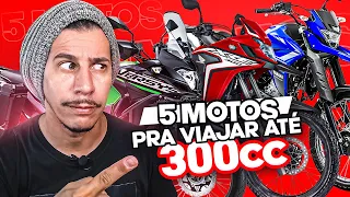 TOP 5 MOTOS PARA VIAJAR ATÉ 300CC