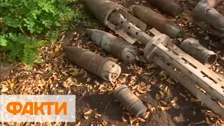 От калибра 7.62 до танковых снарядов: "урожай" армейцев возле Донецкого аэропорта