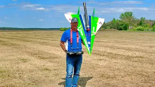 STUNNING !!! LOUD AND FAST !! / PULSO PULSE ENGINE POWERED RC JET MODEL / FLIGHT DEMONSTRATION !!!