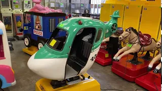 Helicopter Kiddie Ride, Coin Operated