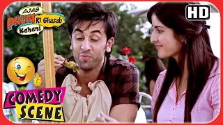 Ajab Prem Ki Ghazab Kahani - Jenny Hates Nonveg - Ranbir Katrina Comedy Scene