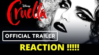 Disney's Cruella | Official Trailer - REACTION!!!!!