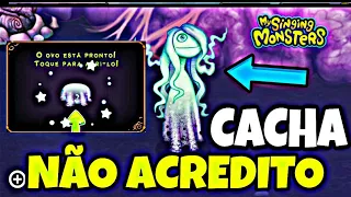 CONSEGUI FAZER A CACHA NA ILHA ETEREA - MY SINGING MONSTERS