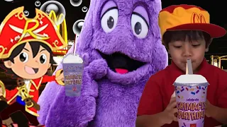 Tag with Ryan Pirate Adventures - Commodore Ryan in Grimace Shake Trend