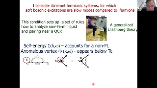 “Superconductivity out of a non-Fermi liquid“ by Andrey Chubukov